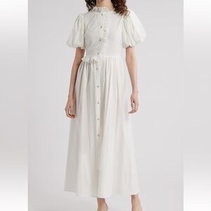 NWT Sister Jane Embrace Ruffle Puff Sleeve Maxi Dress - Size XL